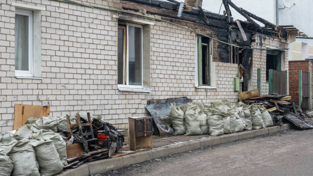 Professional Emergency Fire Cleanup technician working in North Fort Myers, FL